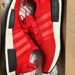 Adidas Bright Red NMD-R1 Sneakers